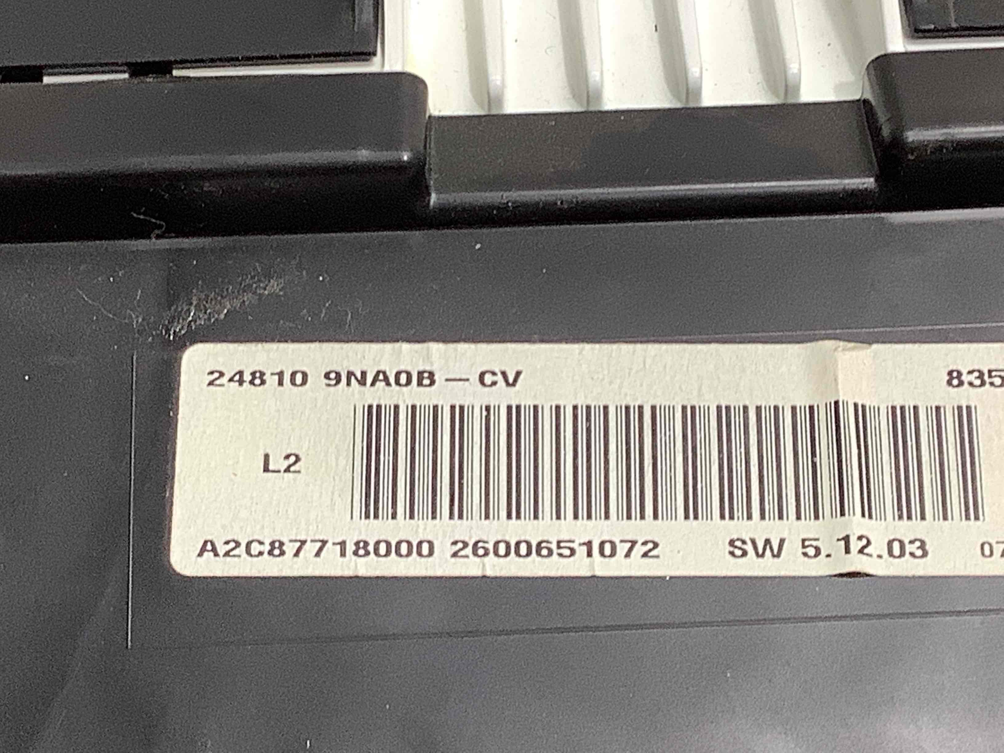 Щиток приладів панель приладів