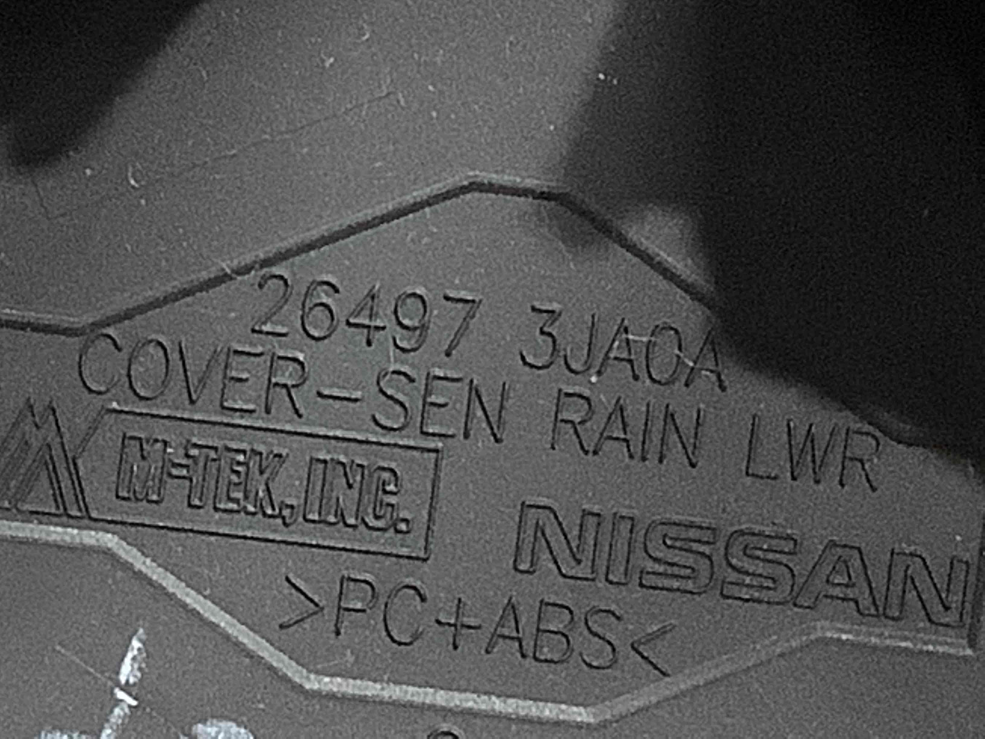 Дзеркало салону, корпус, кріплення, накладка