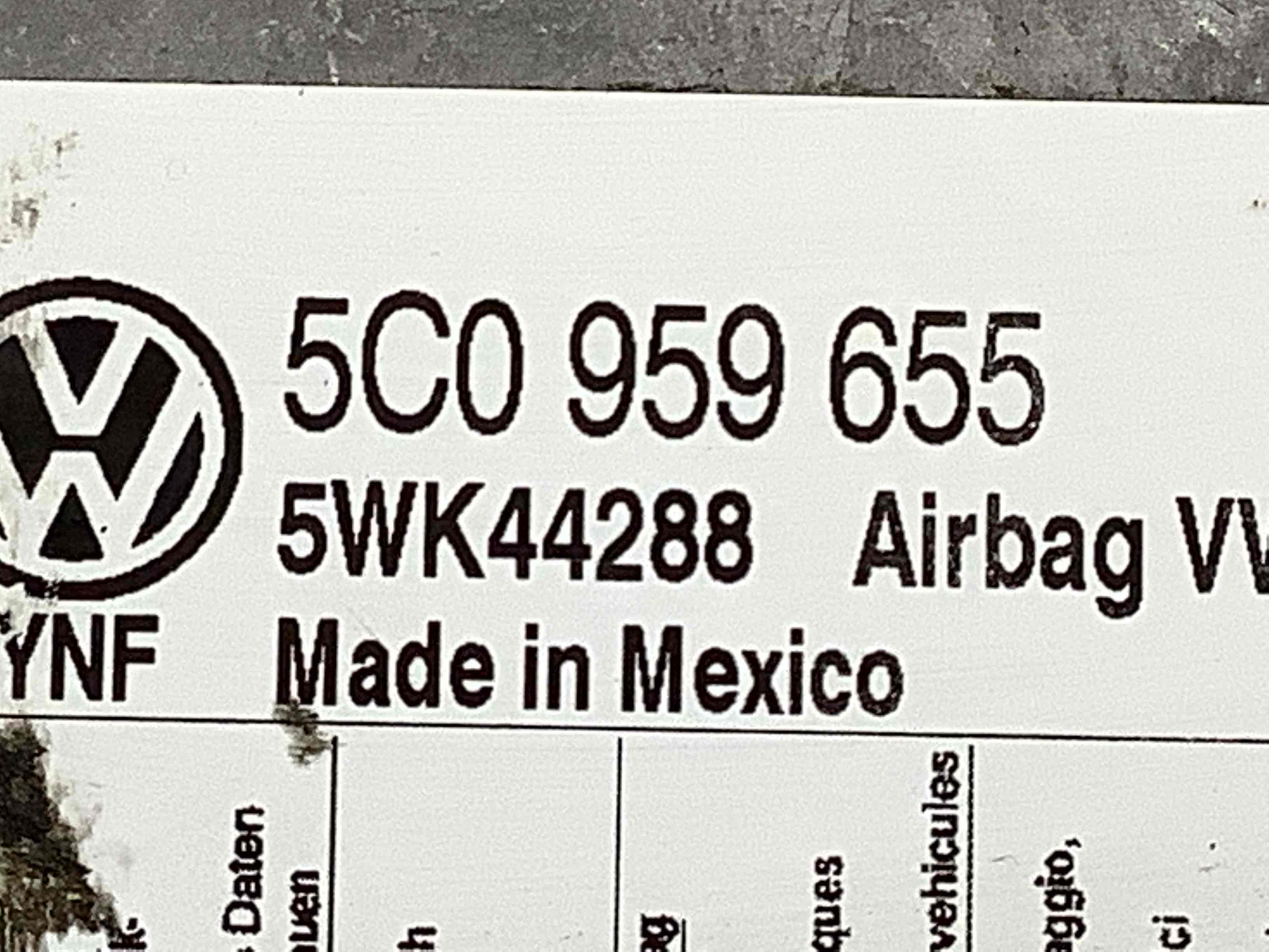 Модуль srs airbag комп'ютер подушок безпеки