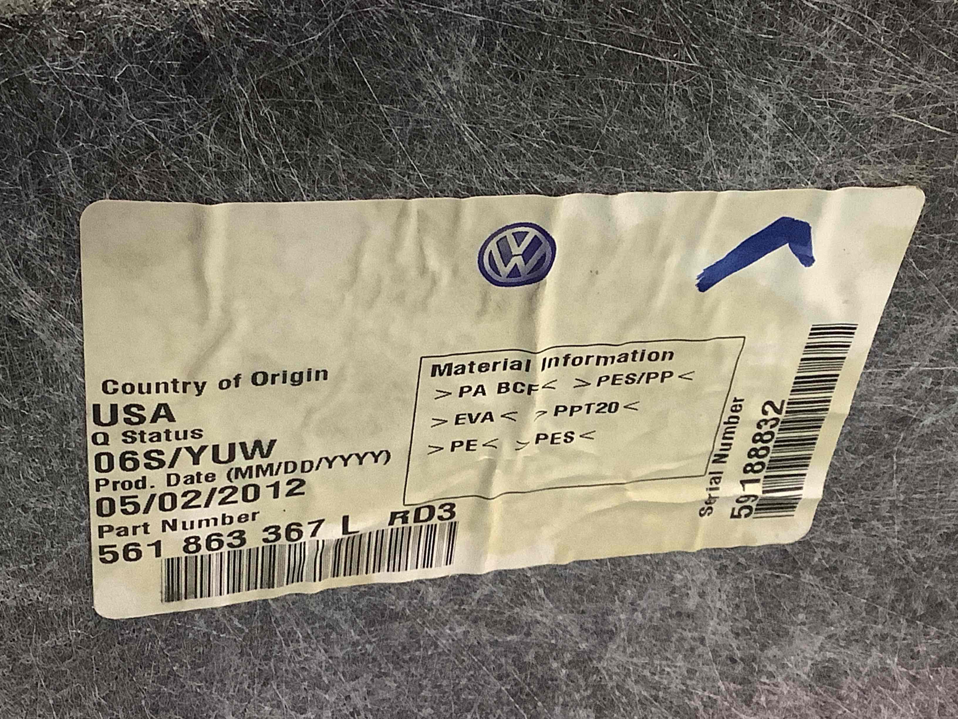 Килимки комплекти, підлога салону