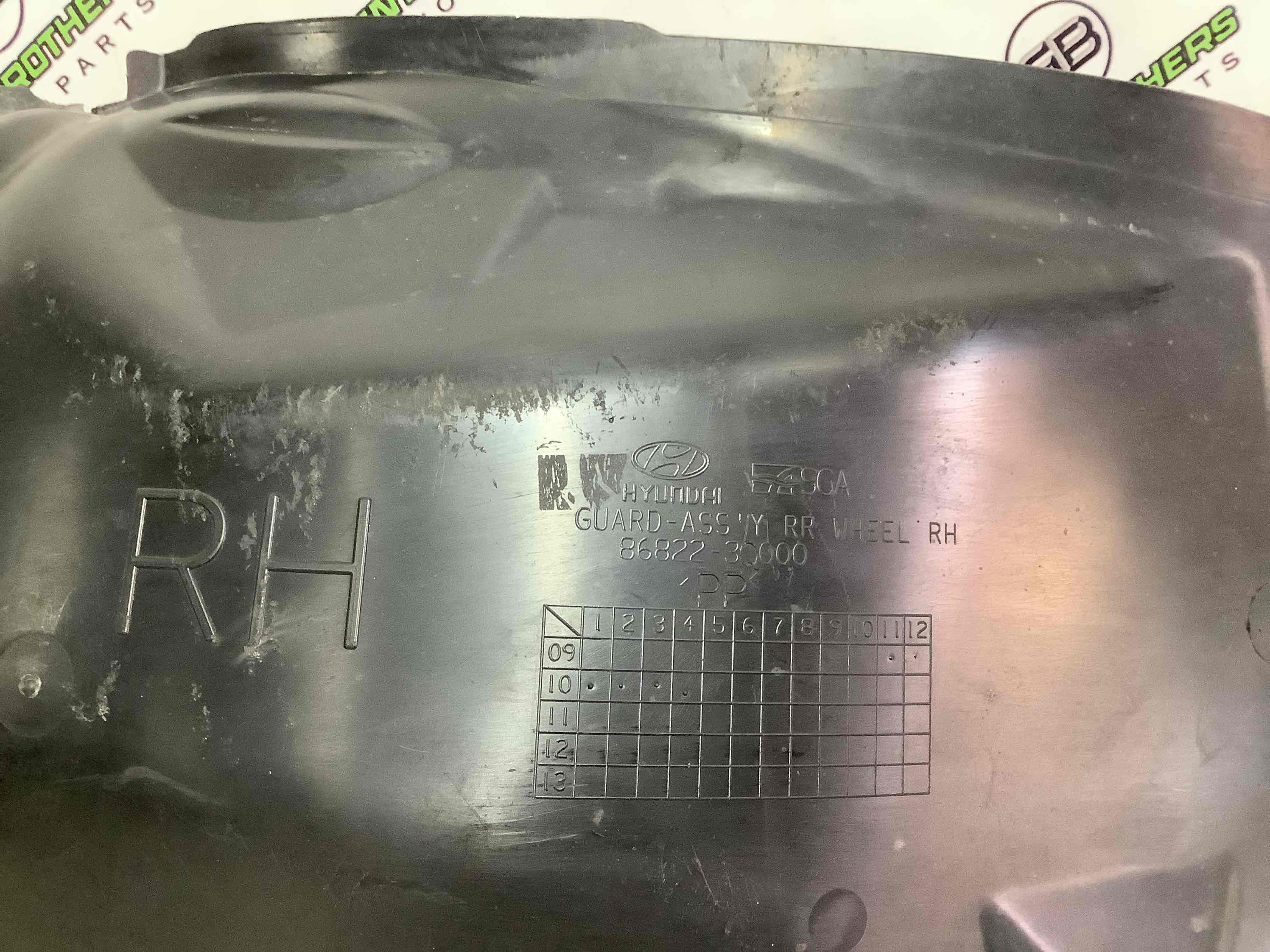 Захист арок задній правий підкрилок