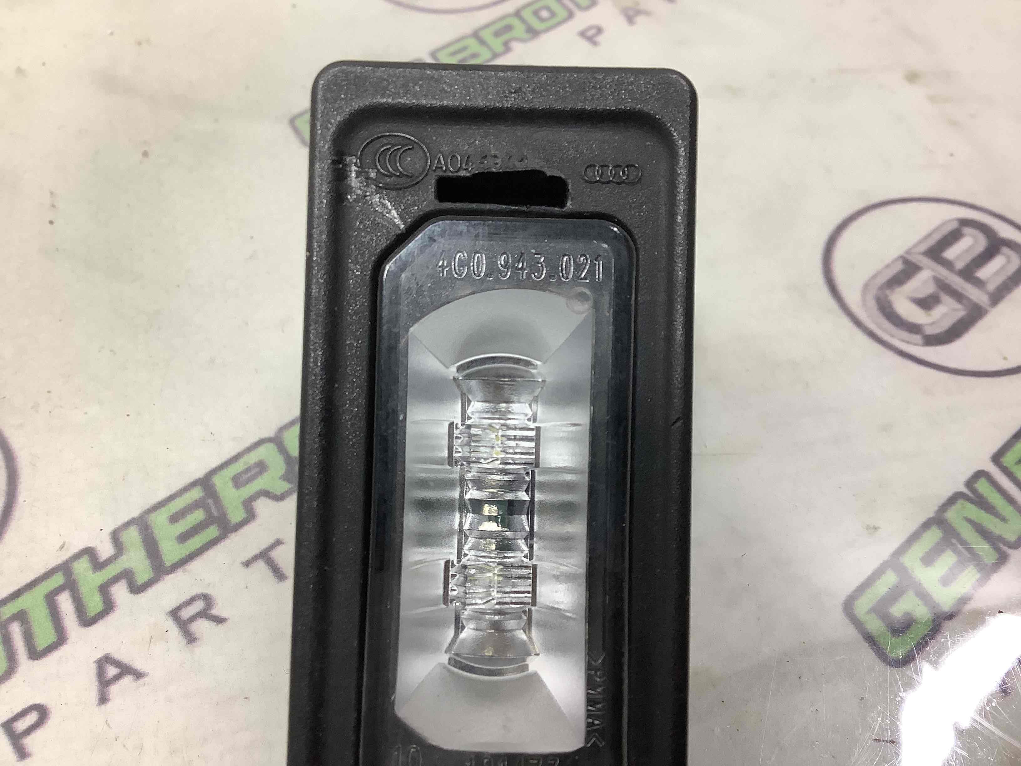 Подсветка номера