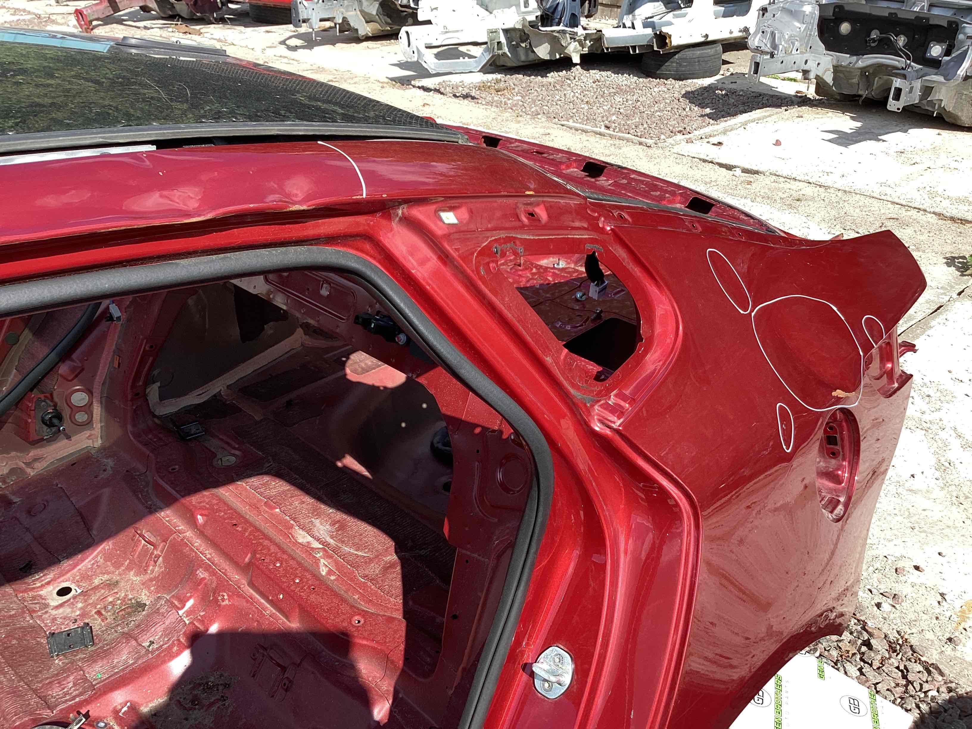 Четверть задняя левая