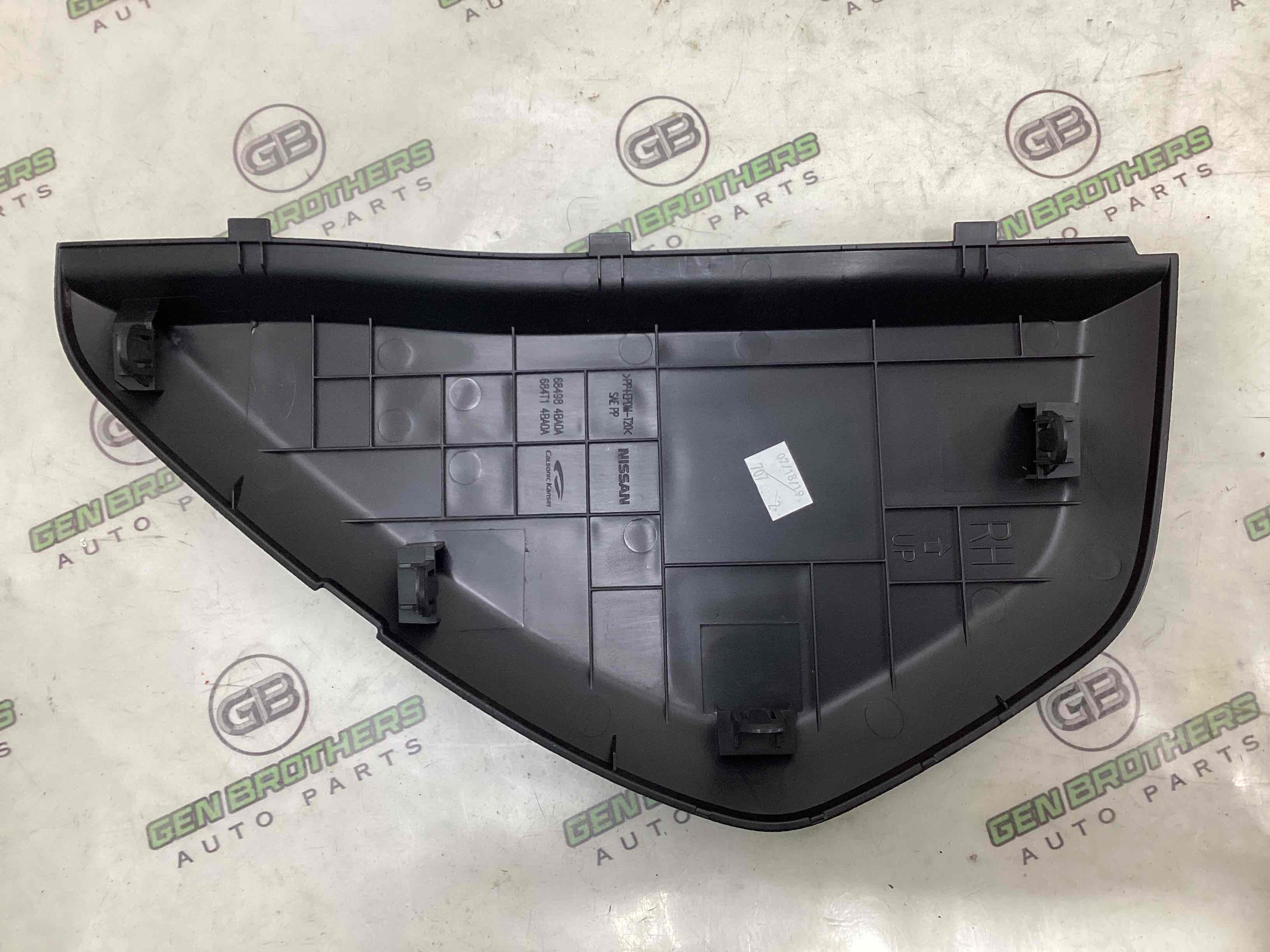 Обшивка панелі приладів торпедо