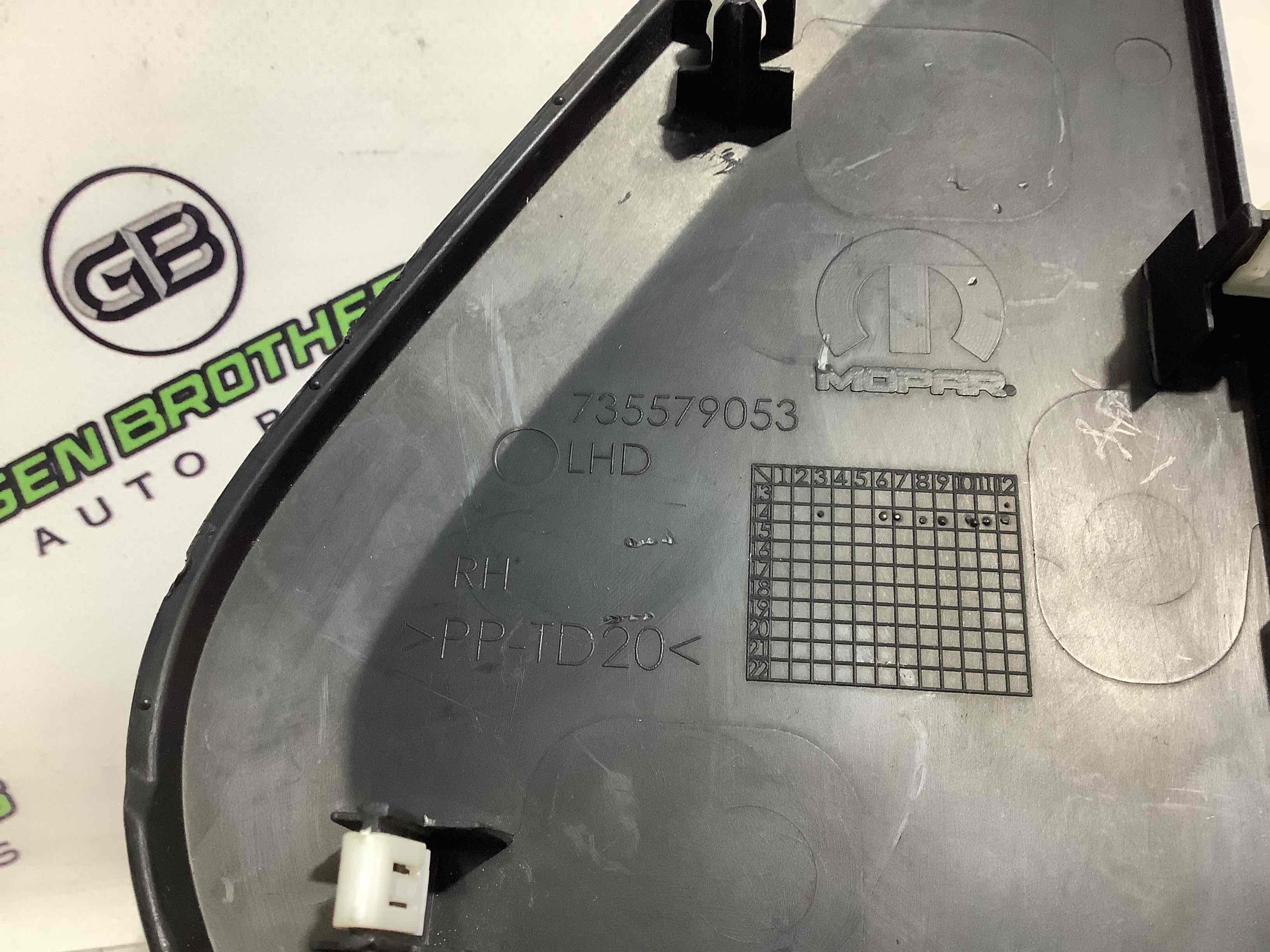 Обшивка панелі приладів торпедо