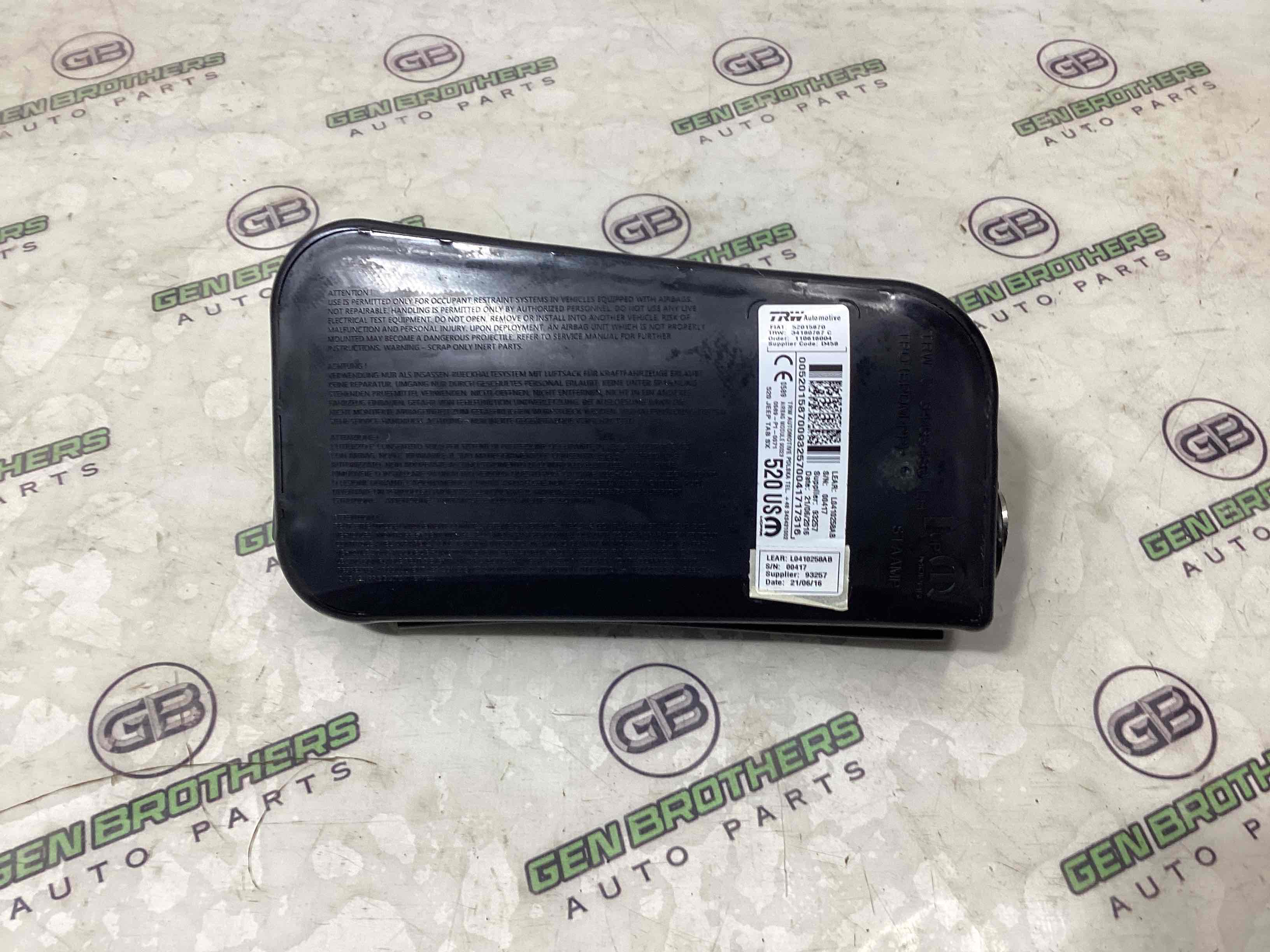 Подушка безпеки сидіння