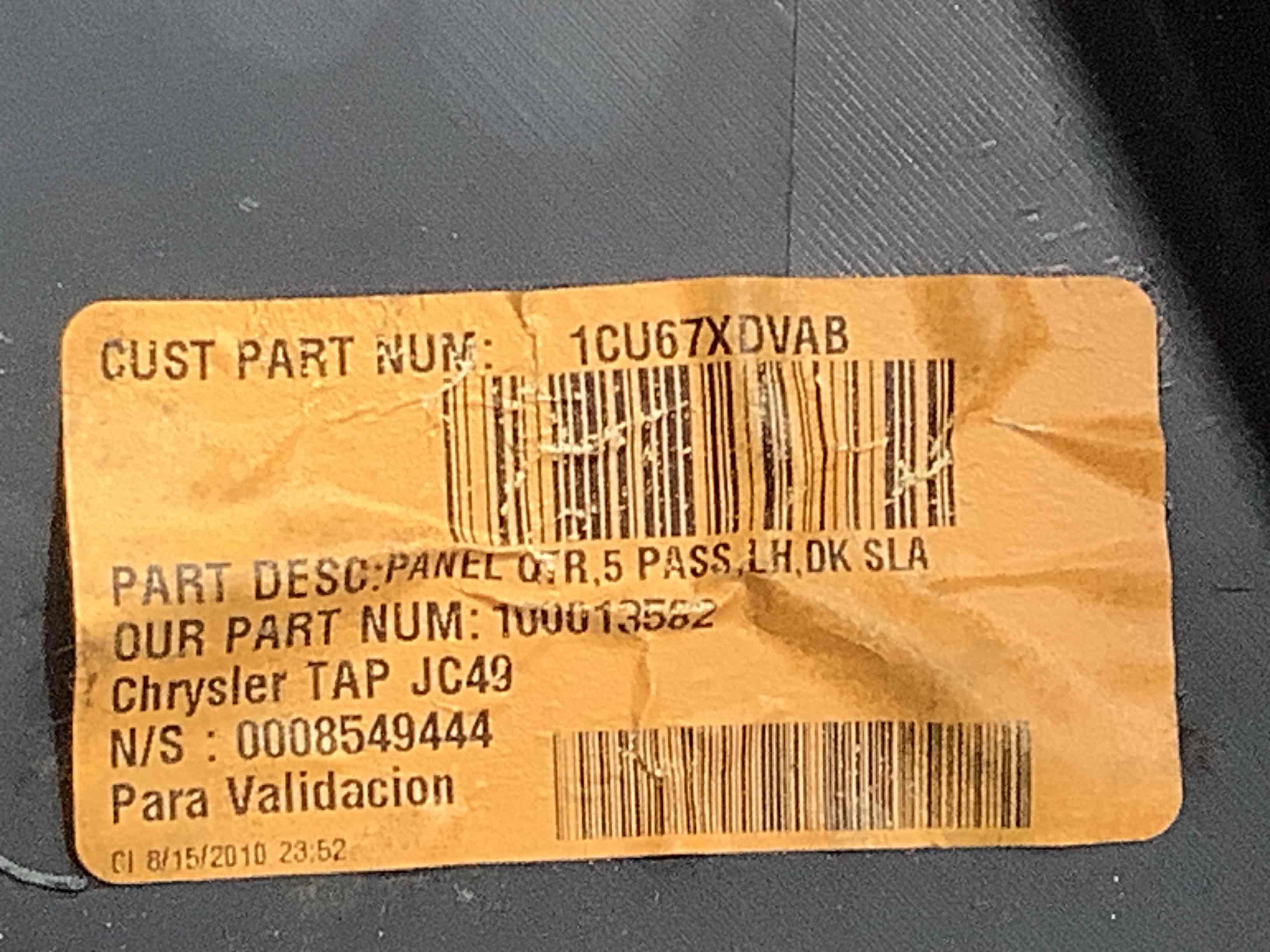 Елементи оздоблення багажника