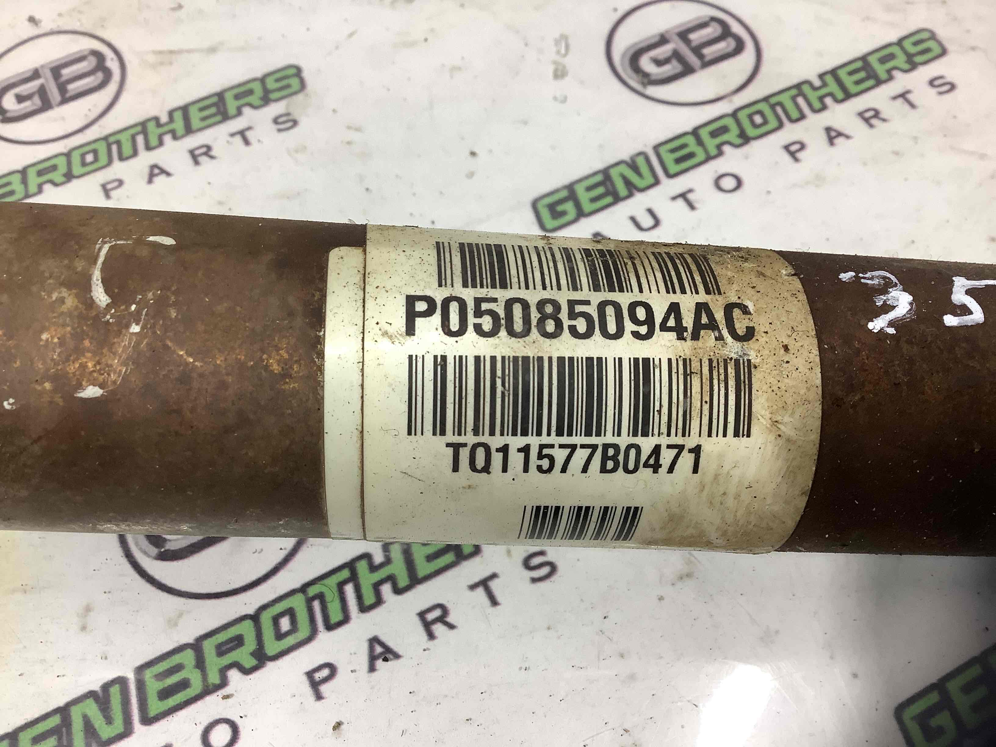 Полуось передняя правая приводной вал, ШРУС