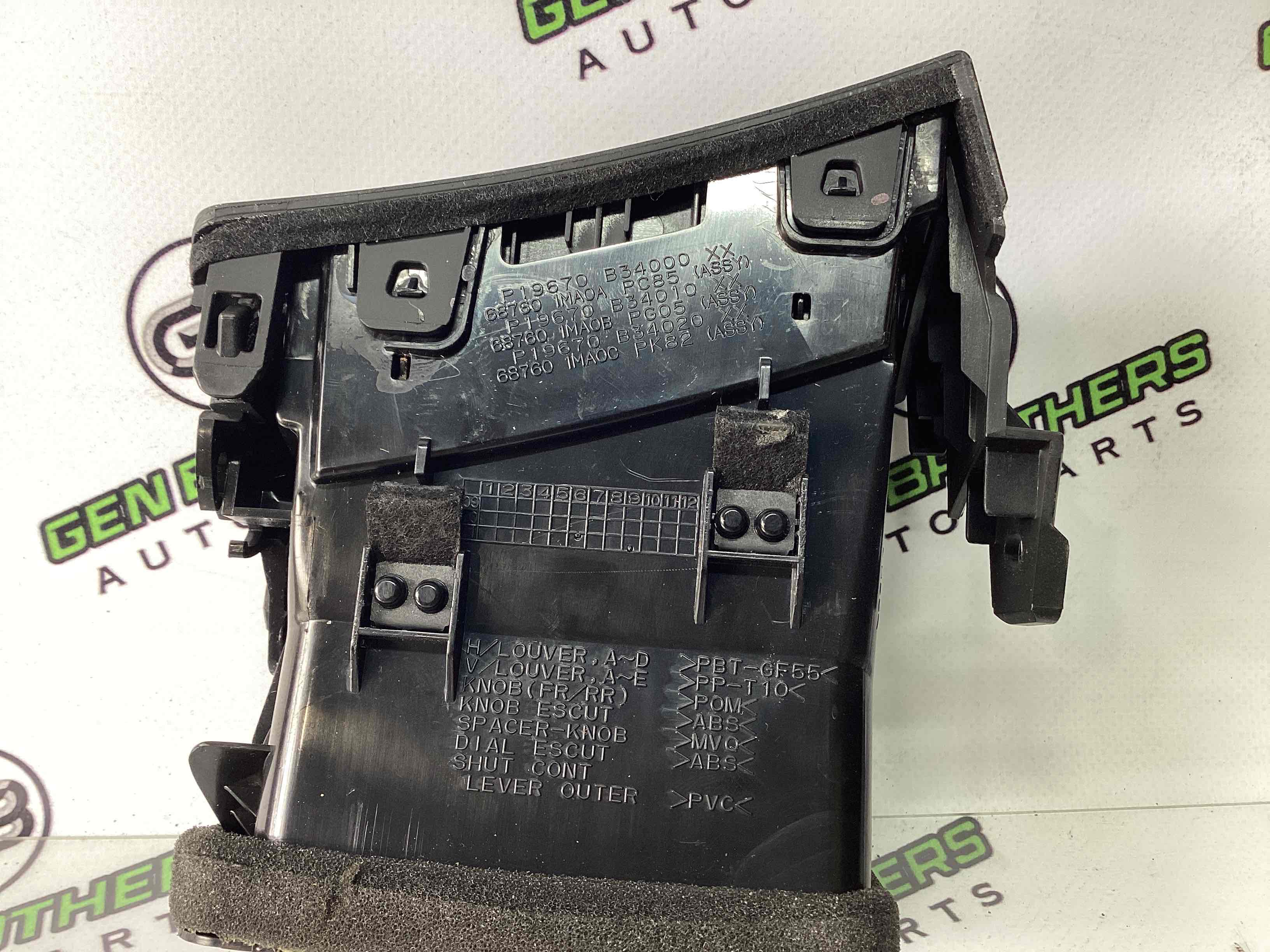 Дефлектор обдування салону