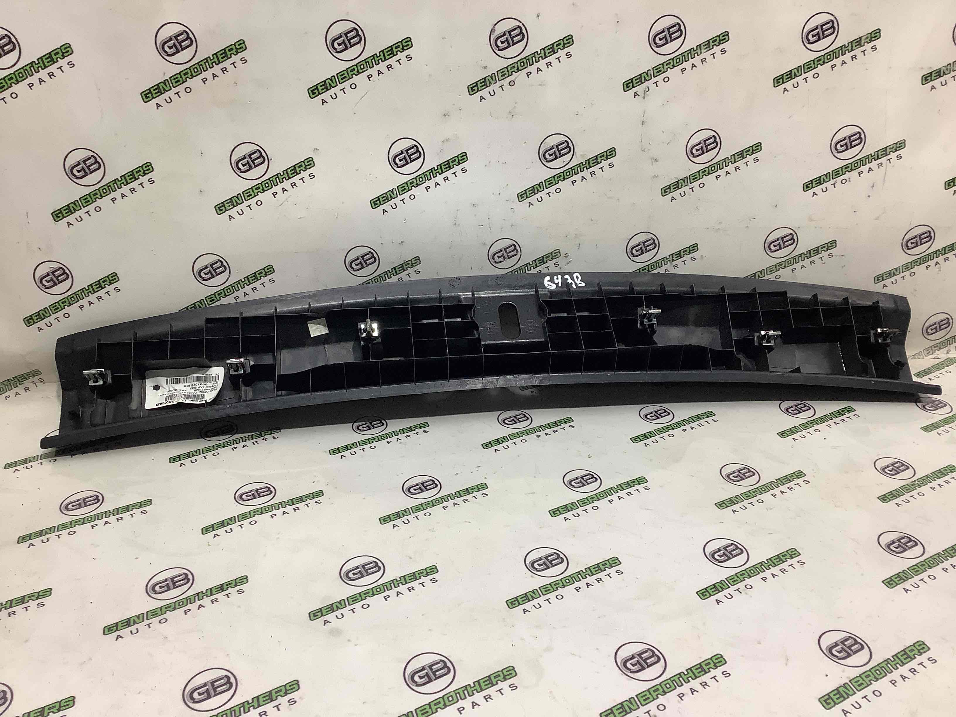 Элементы отделки багажника