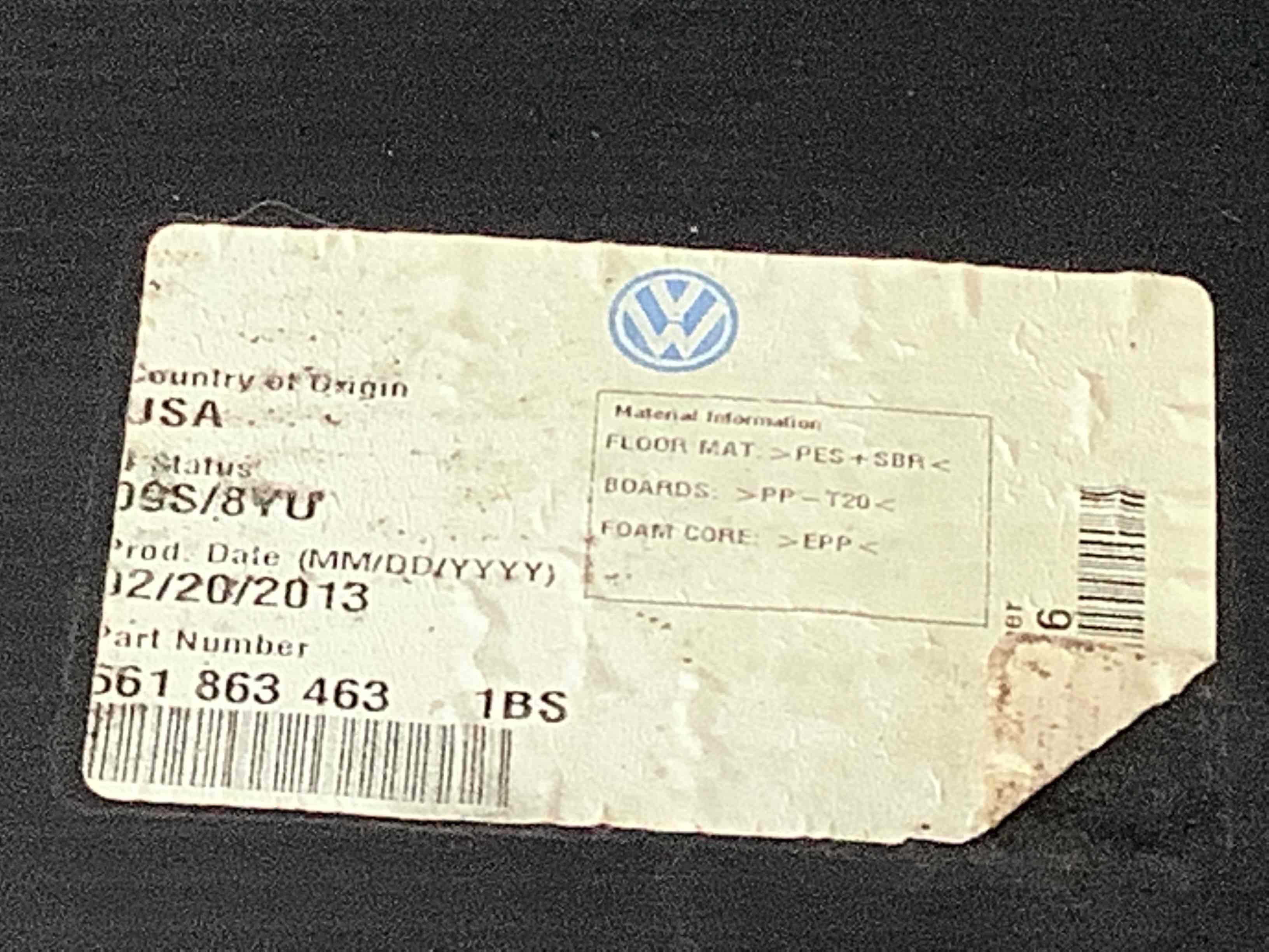 Підлогове покриття багажника, полиця багажника