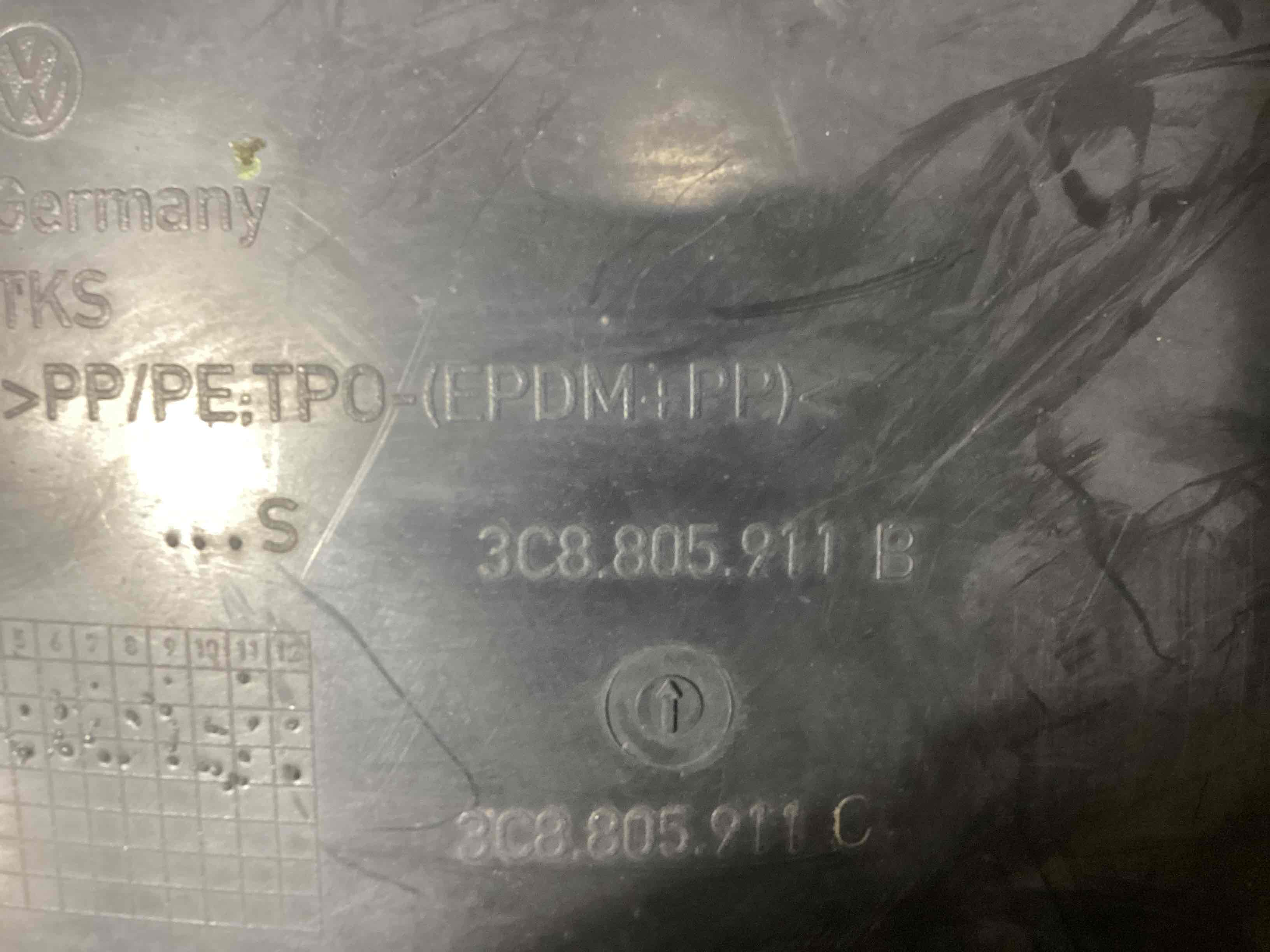 Захист арок передній лівий підкрилок