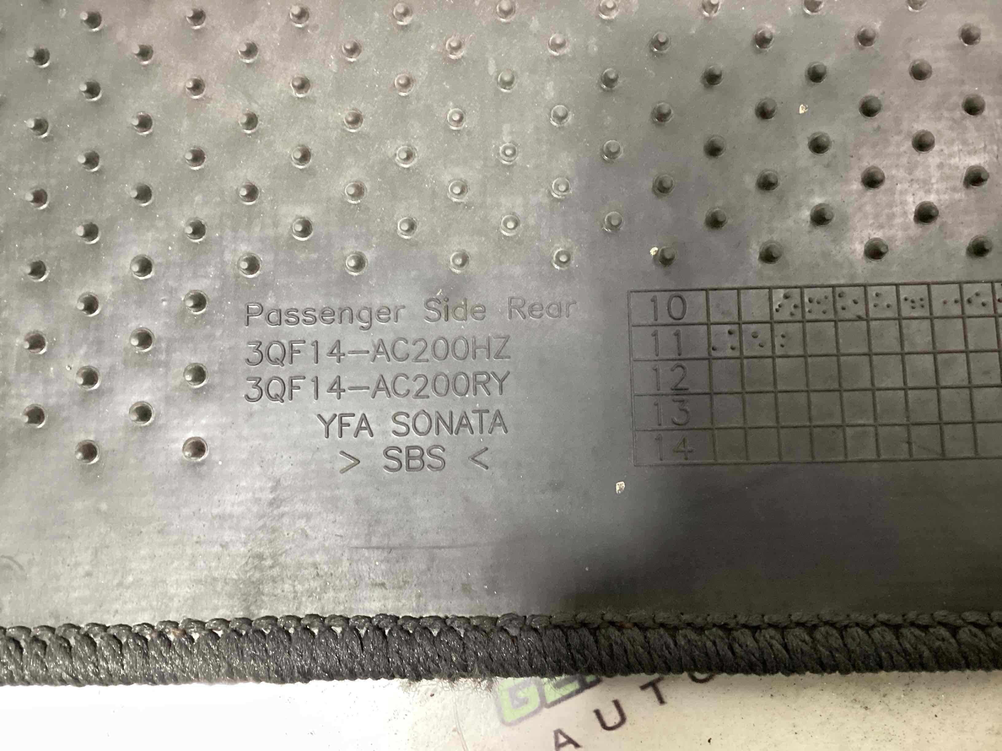 Килимки комплекти, підлога салону